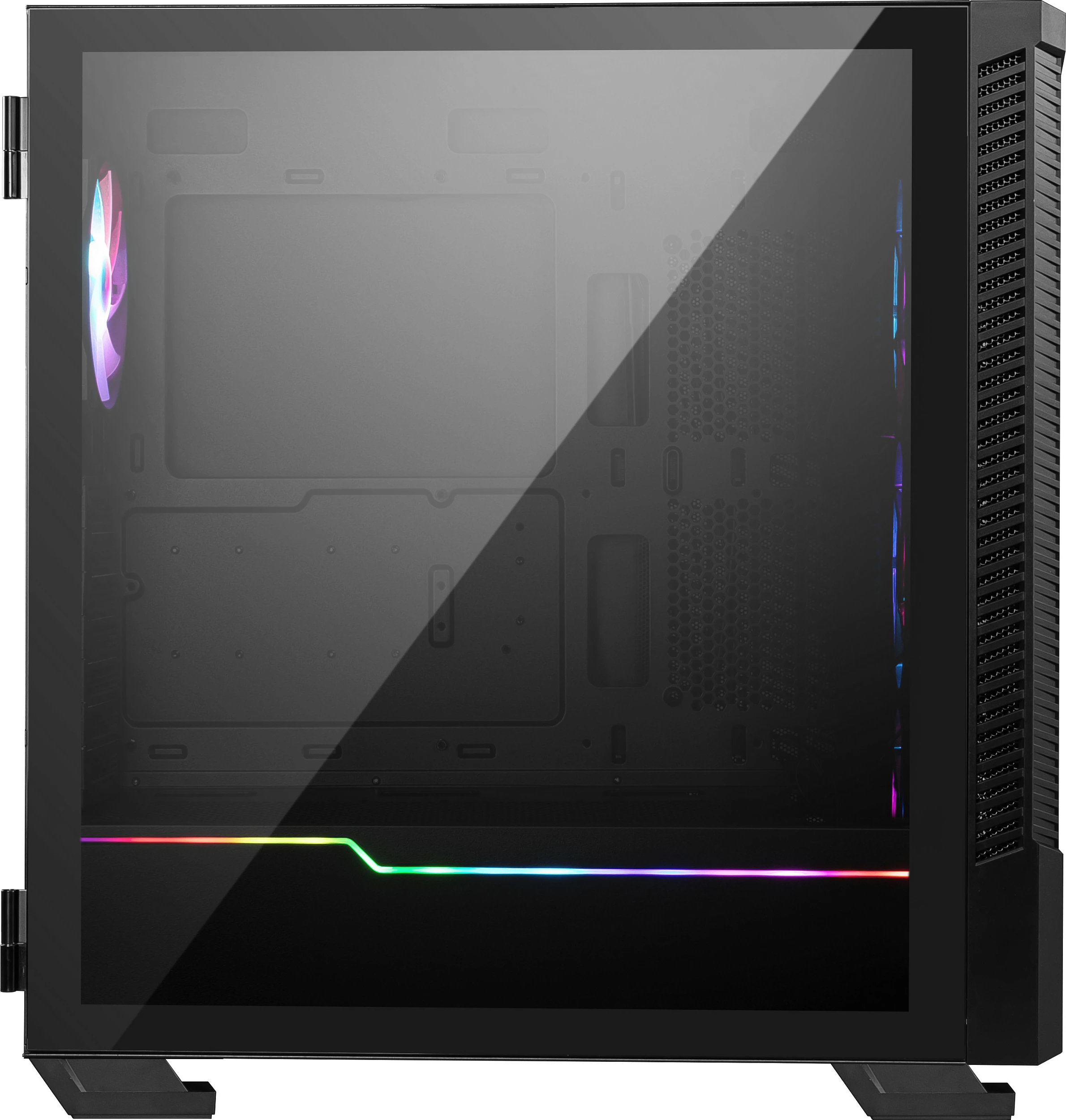 Kasë gaming MSI MPG VELOX 100R Midi Tower, 4x120mm ARGB, USB-C, e zezë