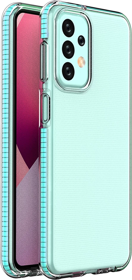 Mbështjellës Hurtel Spring Case për Samsung Galaxy A23, TPU, kaltër e hapur