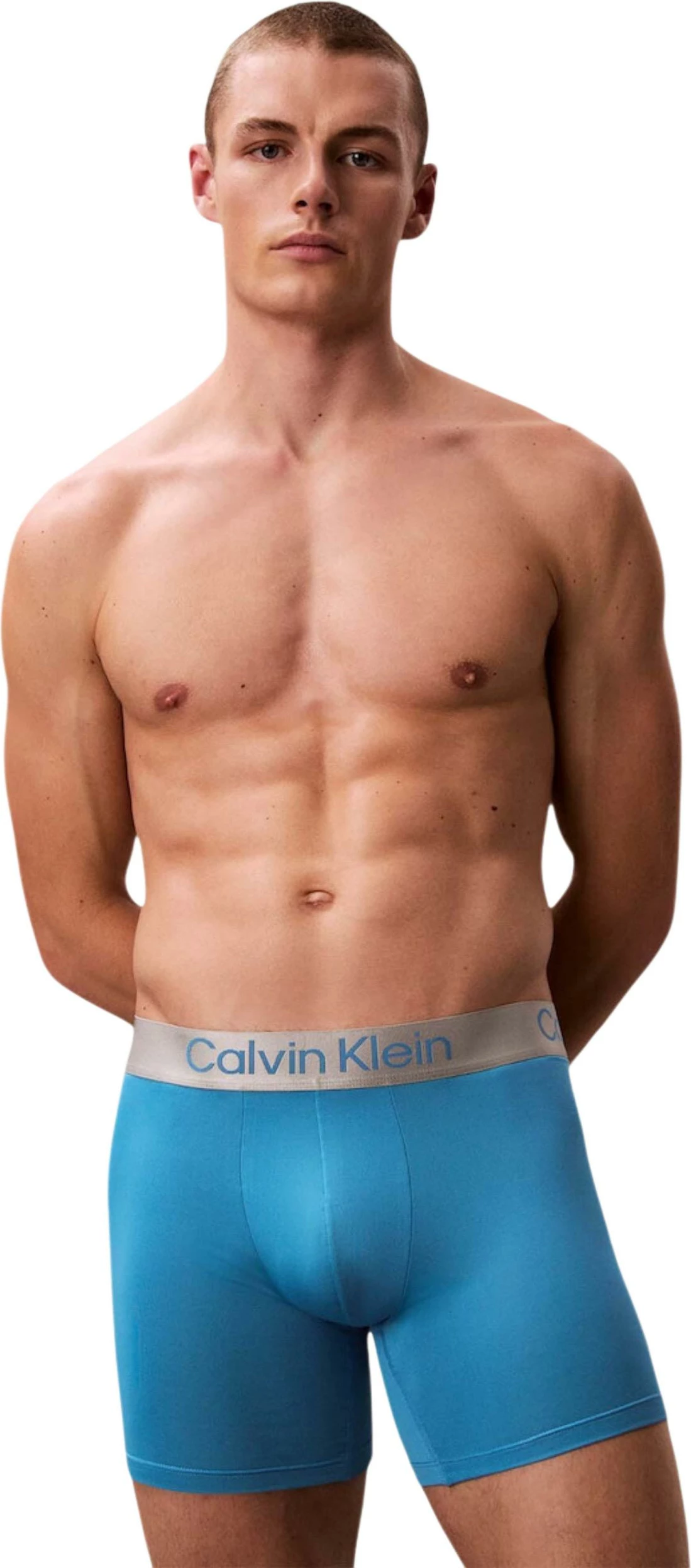 Të brendshme për meshkuj Calvin Klein Underwear LV00NB4124, gri e çelët [Madhësia: S]