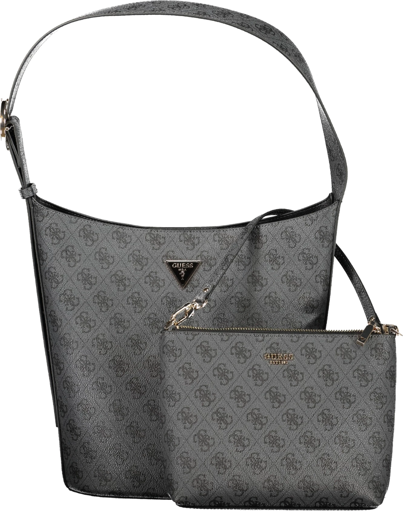 Çantë për femra GUESS JEANS Meridian II, e zezë