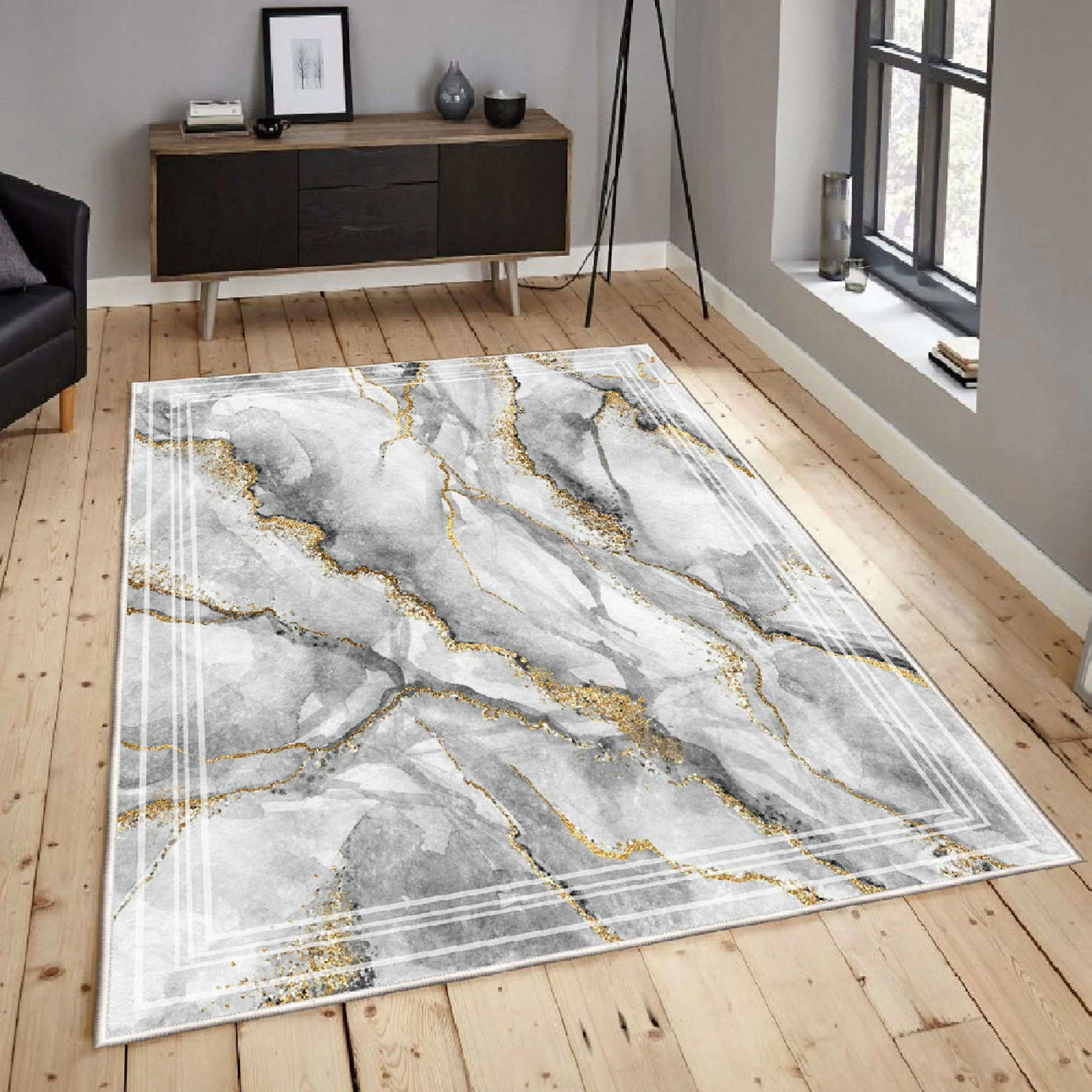 Qilim Velvet Conceptum Hypnose, shumëngjyrësh, 80x120cm, Els2383