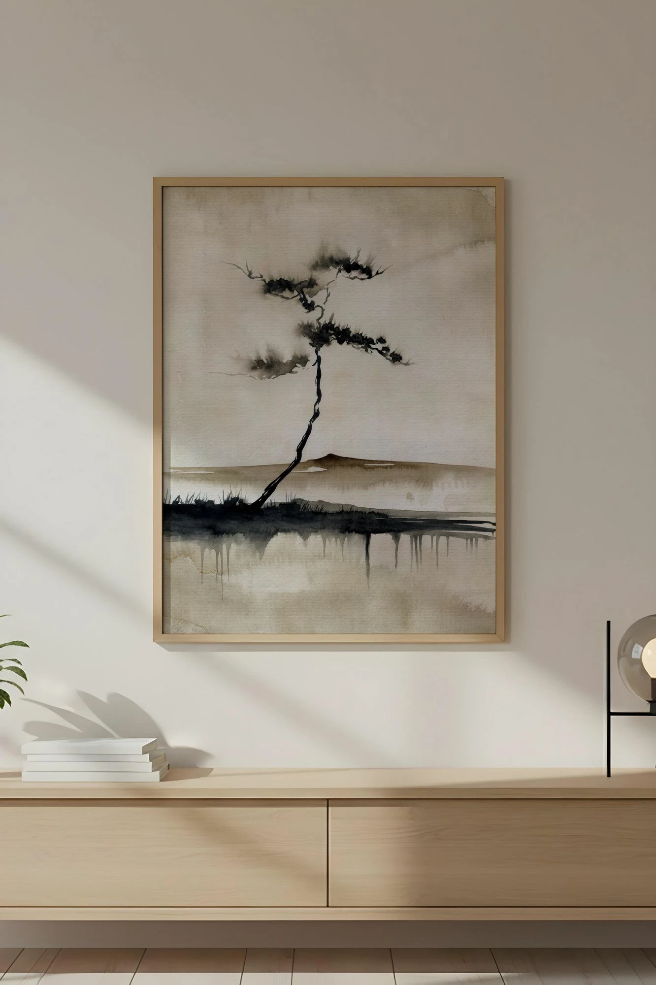 Pikturë dekorative me kornizë MDF, Wallity Huhu726, 30x40cm