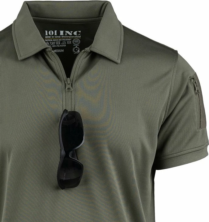 Bluzë Polo 101 INC Tactical zip polo Quick Dry