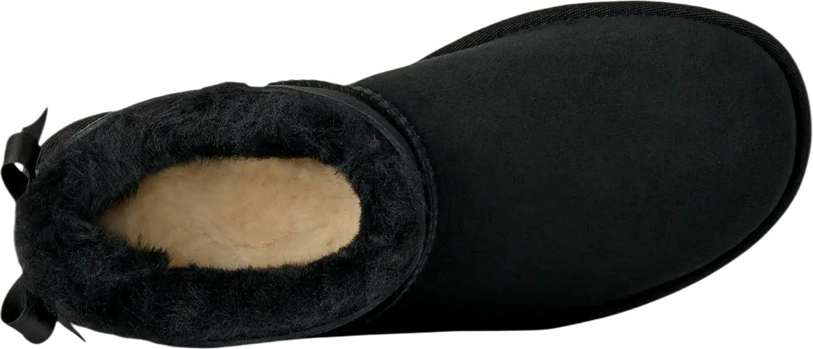 Çizme për femra UGG Ultra Mini Bailey Bow 1185491, të zeza [Madhësia: 39]