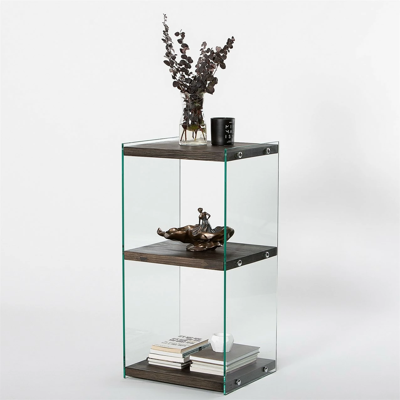 Raft librash Hanah Home, Aqua 2, ngjyrë antracit