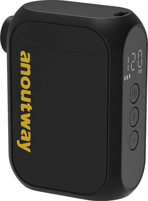 Pompë mini elektrike për biçikletë Cycplus AS210 MAX AT1 Max 120 PSI 600 mAh, e zezë, set