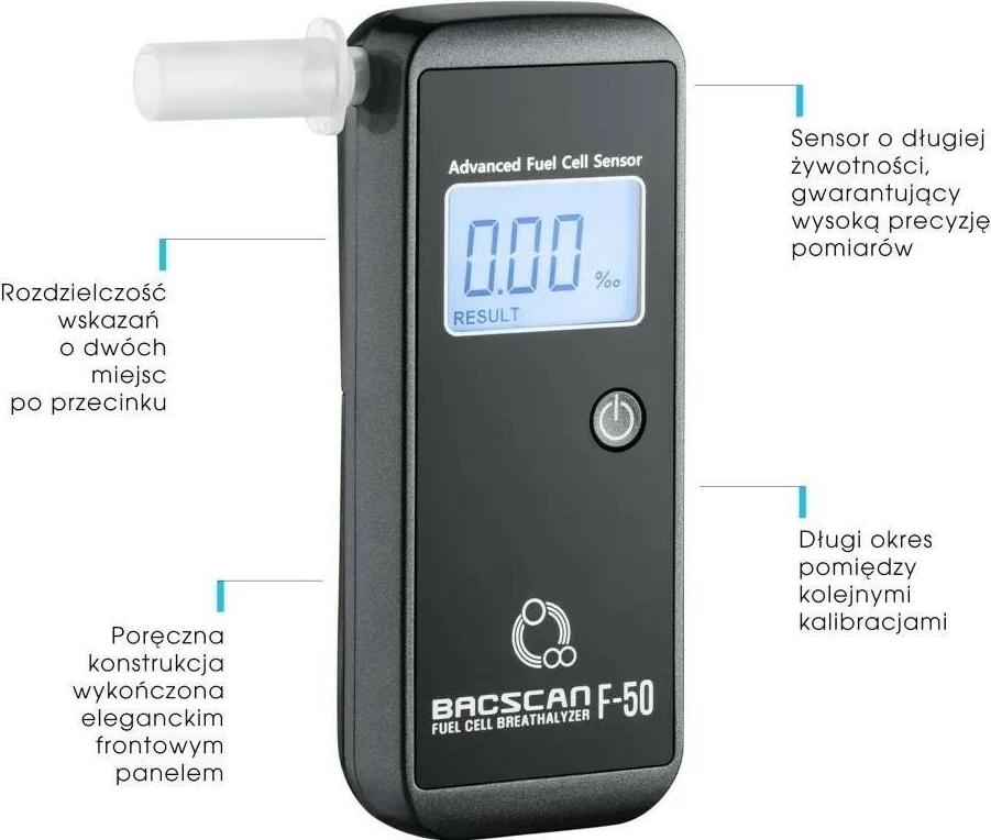 Alkotest Aisko BACscan F-50, elektrokimik, i zi