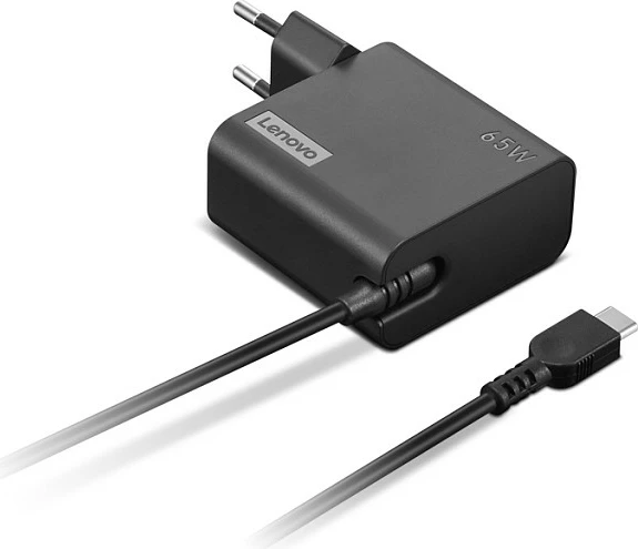 Karikues Lenovo 65W USB-C PD 3.0, adapter muri, i zi