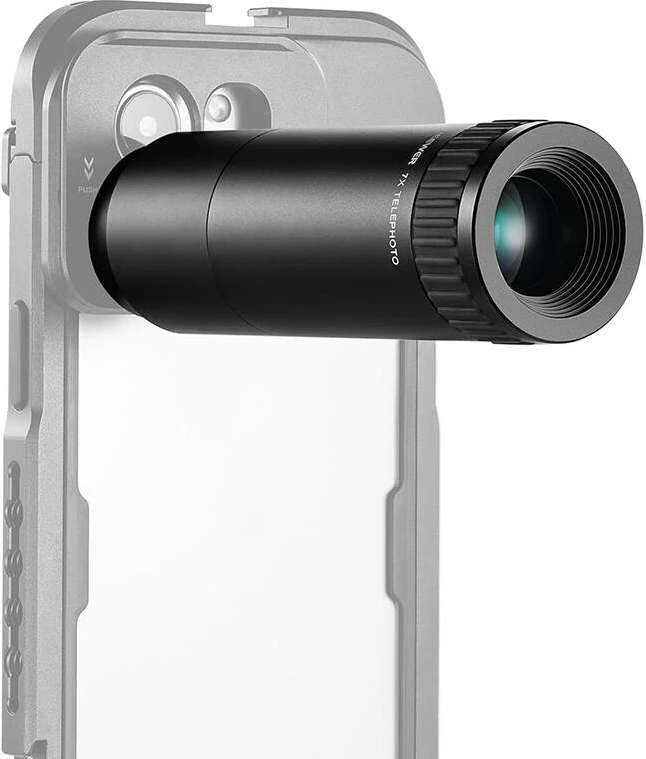 Lentë telefoto për smartphone Neewer 17mm, 7X, e zezë