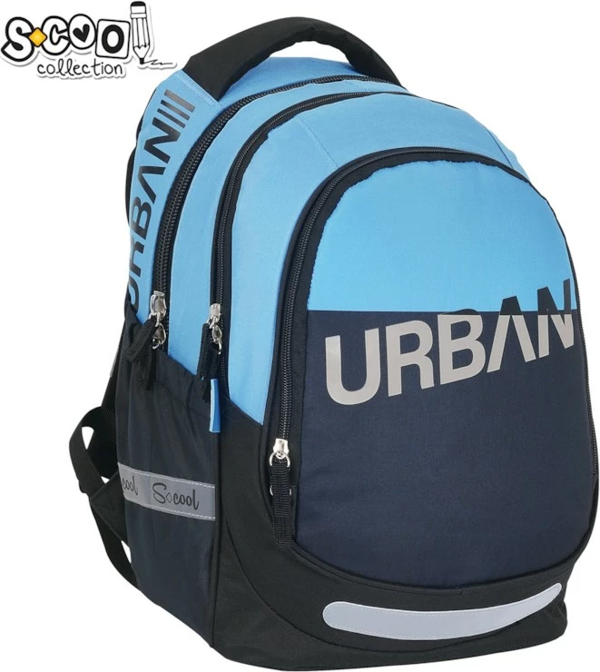 Osh Cante Anatomike Light 41X28X17Cm Urban Black Blue Sc3362