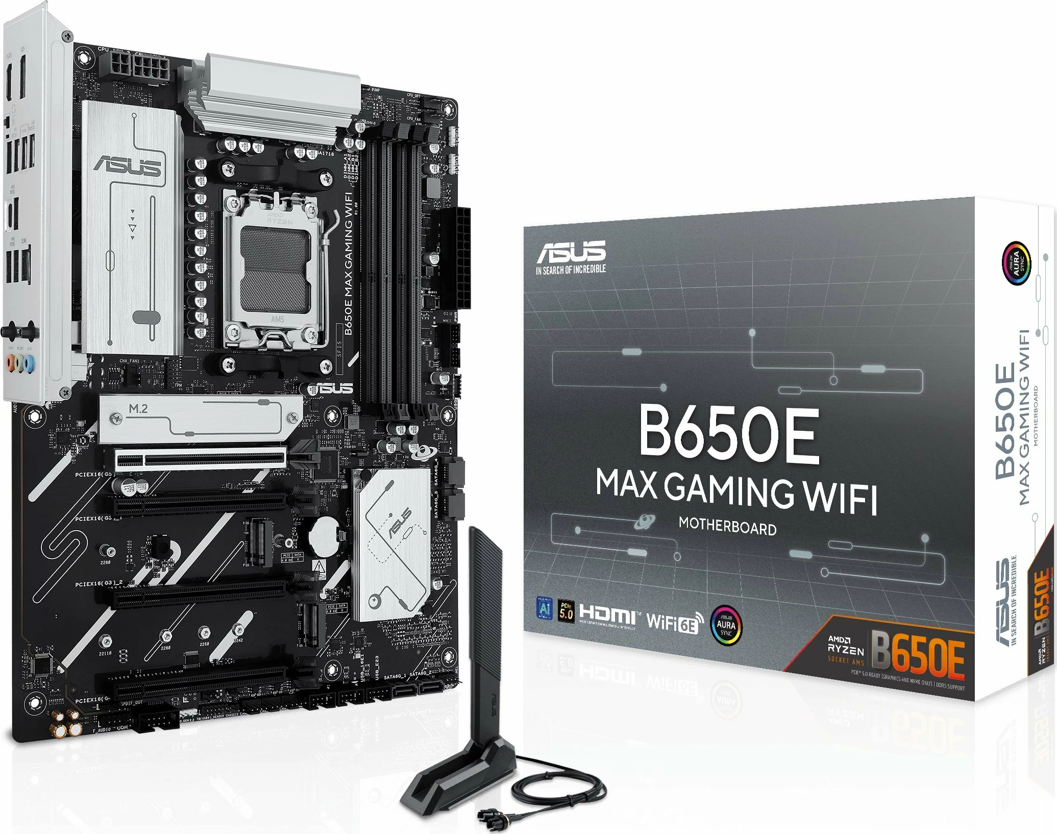 Pllakë amë Asus B650E MAX GAMING WIFI ATX DDR5 WiFi 6E