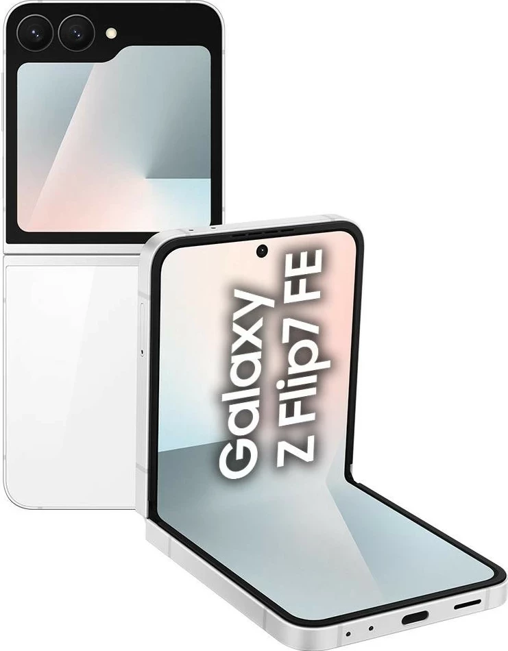 Celular Samsung Galaxy Z Flip 7 FE, 6.7",8+256GB, 5G, i bardhë
