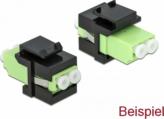 Kapak Keystone DeLOCK për kuplime LWL (fibër optike), 10 copë, i zi
