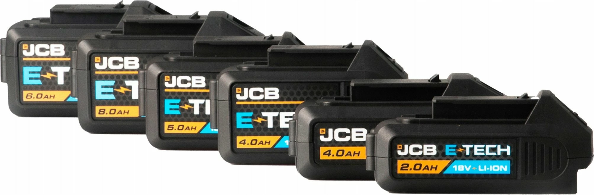 Bateri litium-jon JCB JCB-20LI-E 18V 2.0Ah, e zezë/verdhe
