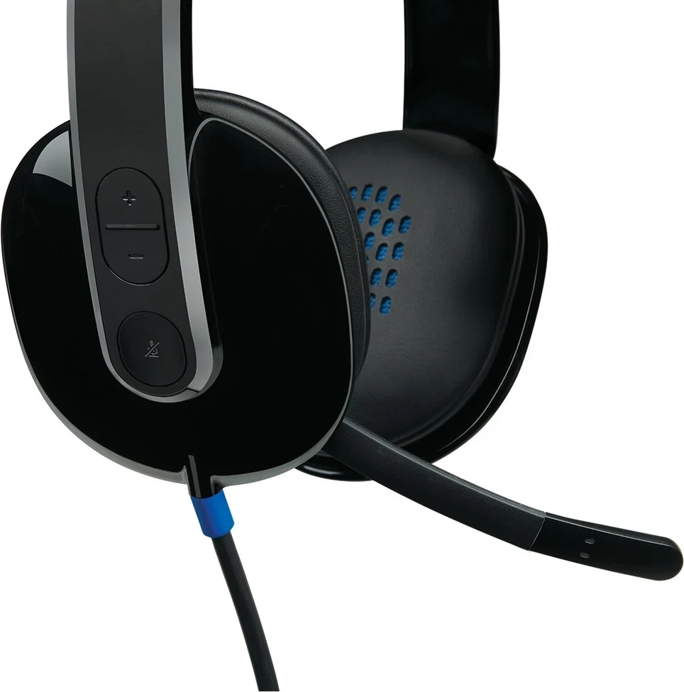 Kufje Logitech H540, USB, të zeza