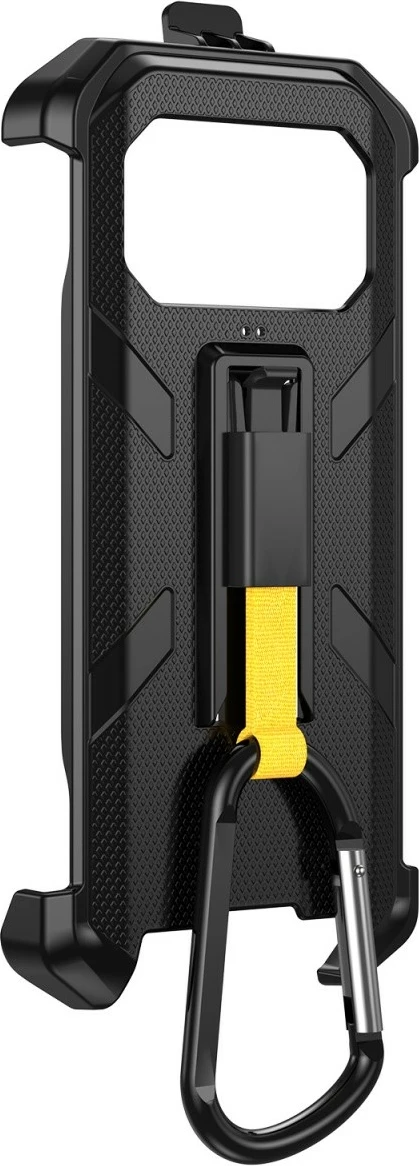 Mbështjellës Ulefone UF-C-A27 për Armor 27/27 Pro/27T/27T Pro, i zi, me karabiner dhe klips