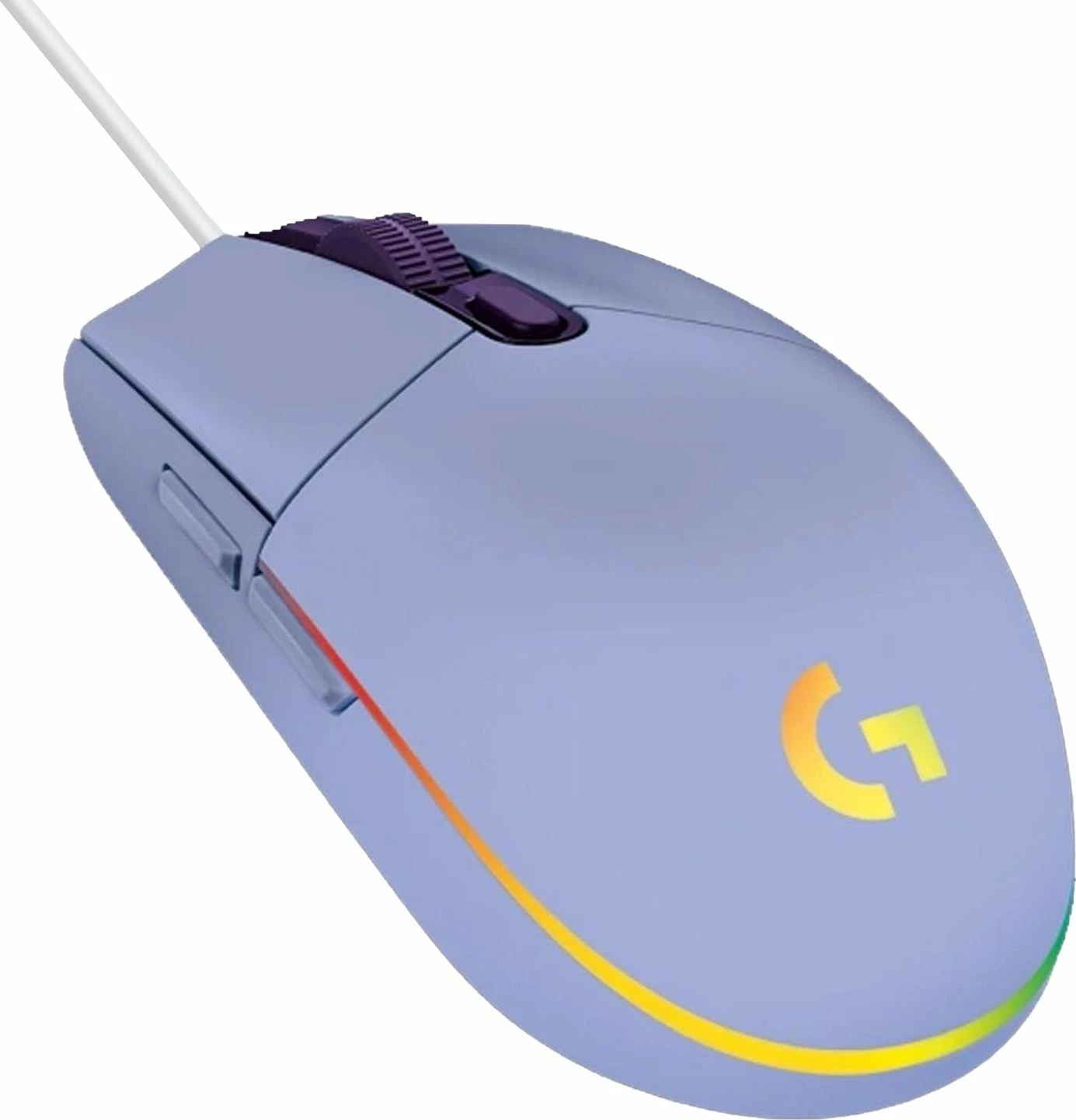 Maus gaming Logitech G102 Lightsync (910-005854) me kabllo USB, 8000 DPI, RGB, 6 butona, Lilac