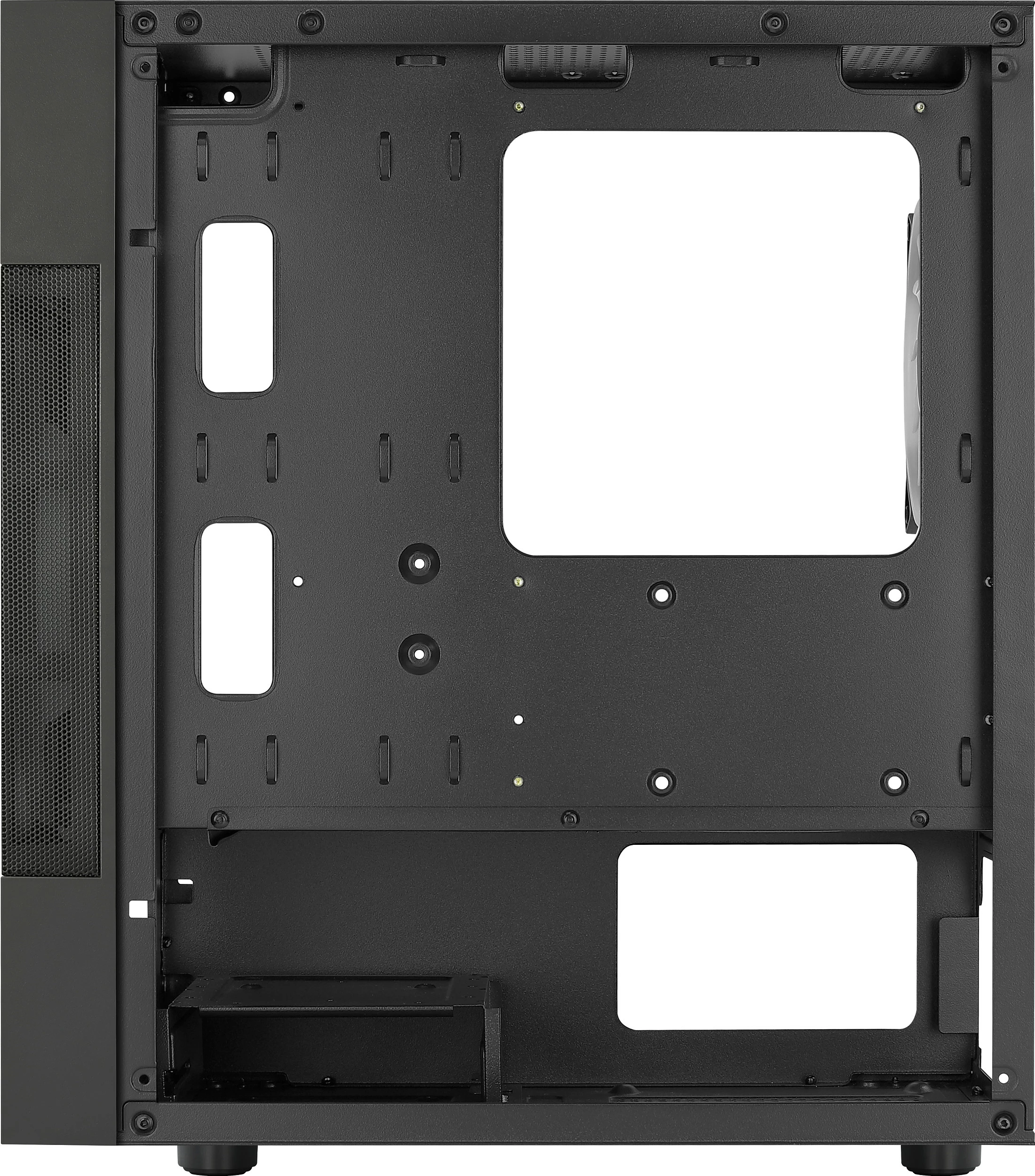 Kasë Aerocool Atomic Lite v1, Mini Tower, microATX/Mini-ITX, RGB, e zezë