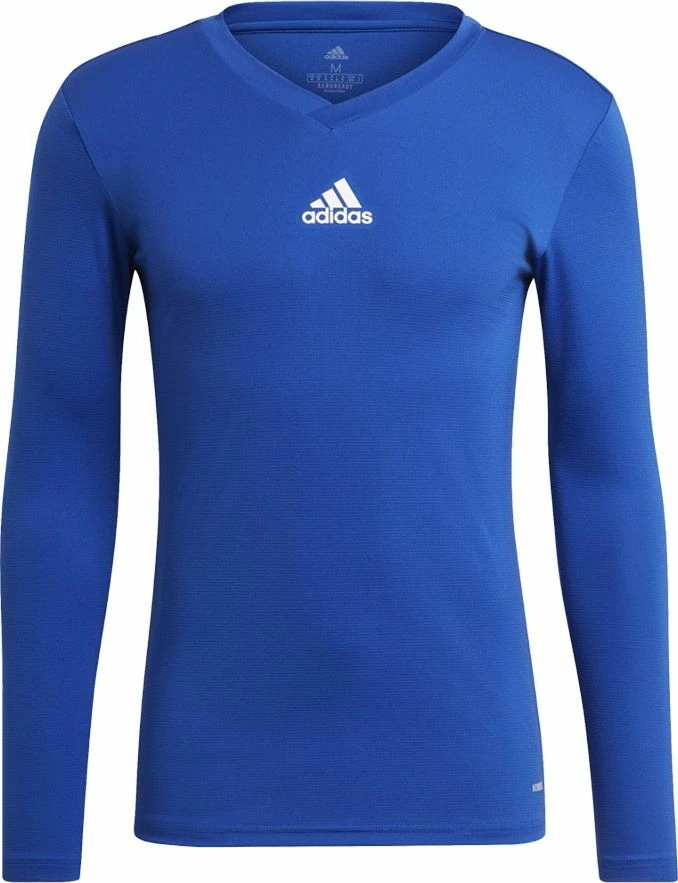 Bluze termike me mëngë të gjata Adidas Team Base Thermal Underwear, AEROREADY, Primegreen, S, blu