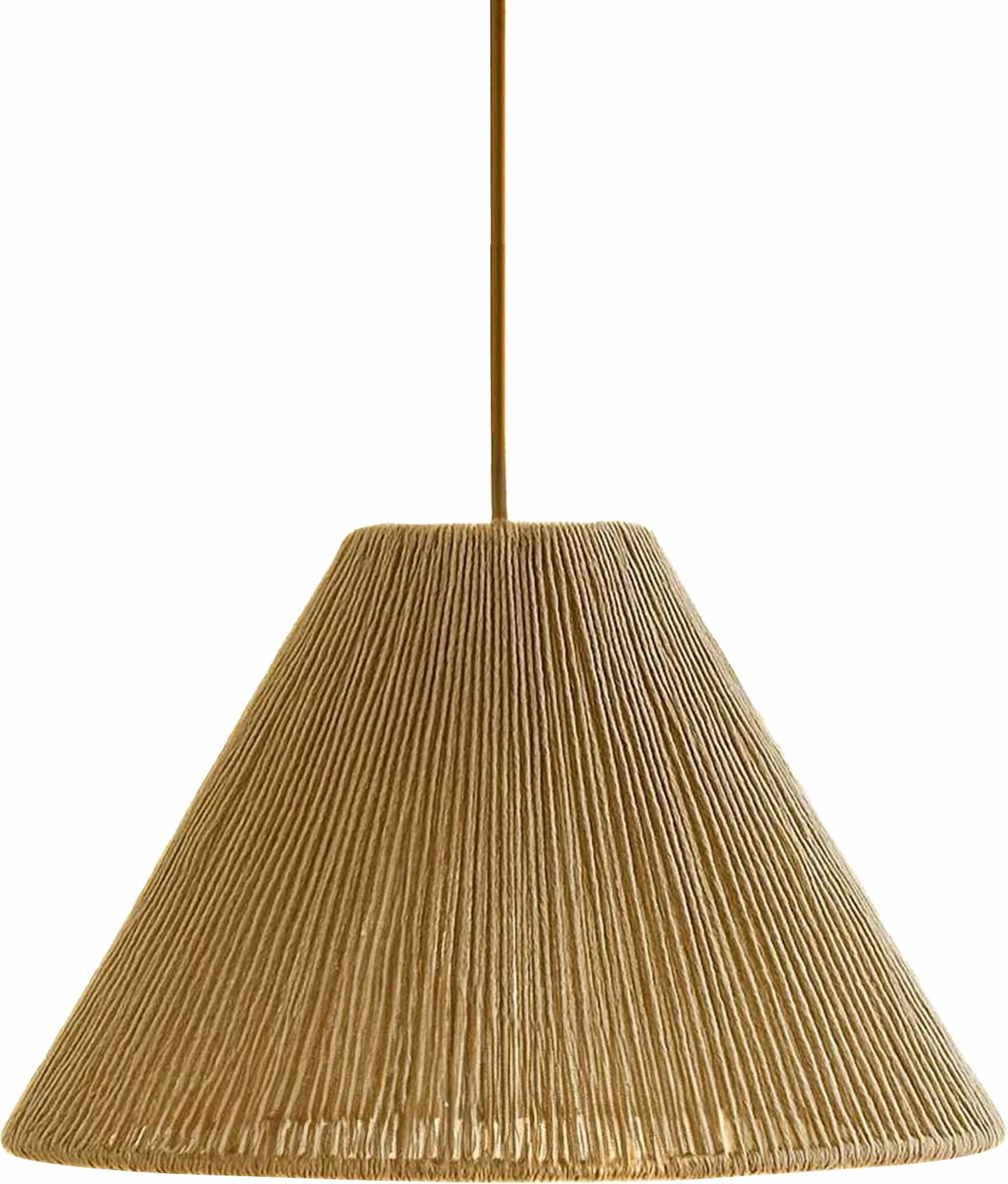 Llambë tavani Opviq, Meiling, plastikë, kapak makrame, ngjyrë bezhë