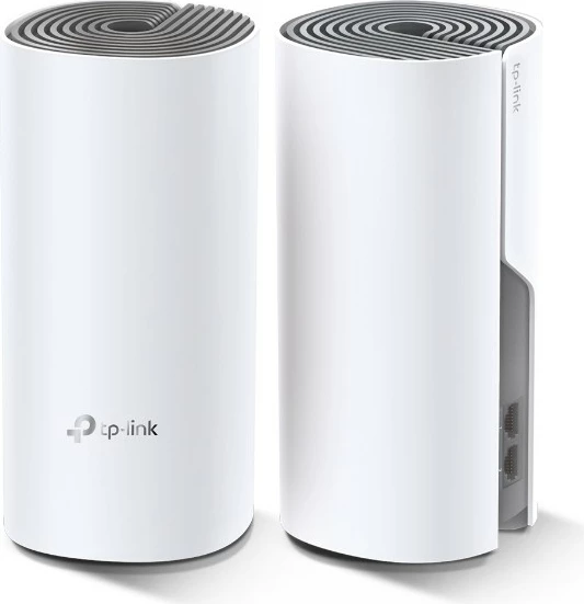 Set mesh router TP-LINK Deco E4, AC1200, 2 copë, Bardhë