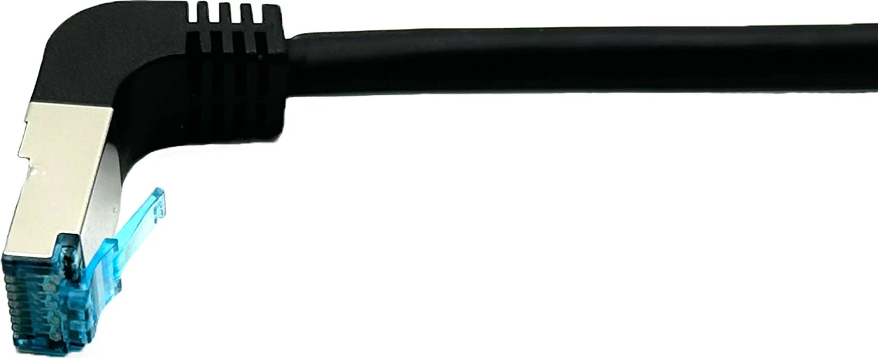 Kabëll rrjeti Cat6a Equip 3m, këndor-drejt, i zi