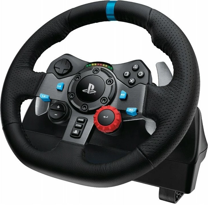 Timon simulatori Logitech G29 SE Driving Force, Force Feedback, 900°, për PC/PS3/PS4/PS5, set me pedale dhe shifter, i zi