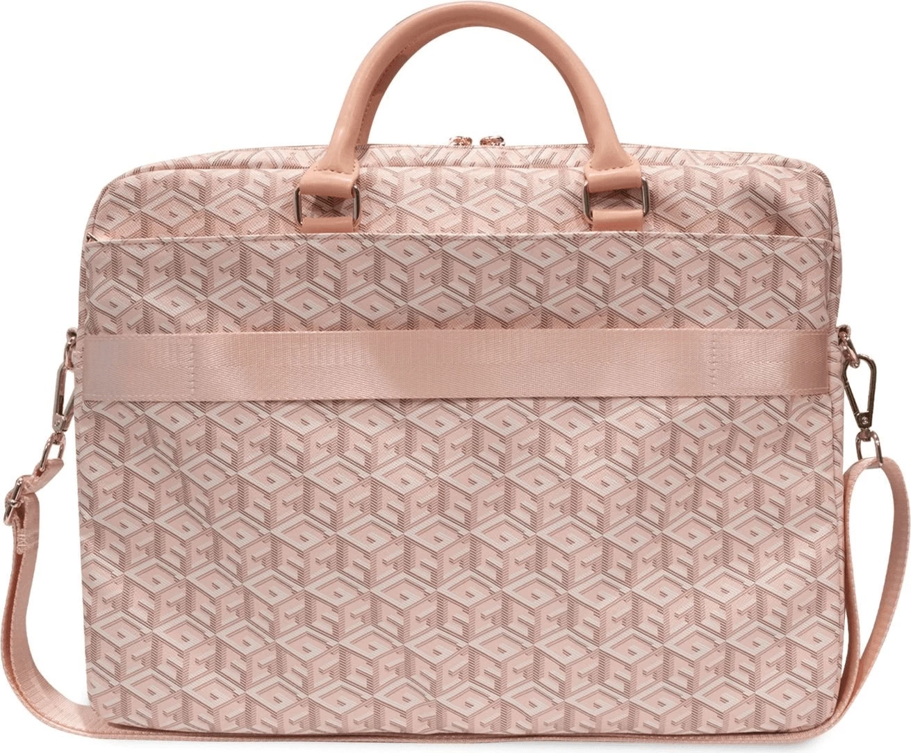 Çantë laptopi Guess GUCB15HGCFSEP 15-16", PU lëkurë, G Cube, rozë