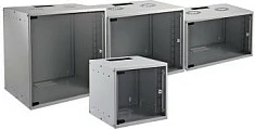 Rack me mur EFB Elektronik 19" 12U, thellësi 600 mm, gri
