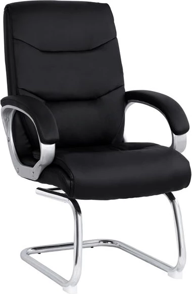 Karrige zyre për vizitorë FH1088.01, ngjyrë e zezë