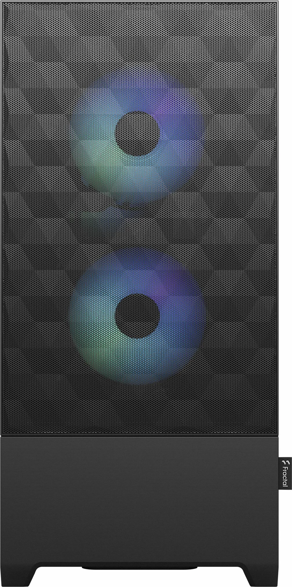 Kasë Fractal Design Pop Air RGB TG FD-C-POR1A-06 Midi Tower ATX me xham të temperuar, 3x120mm RGB fan, e zezë