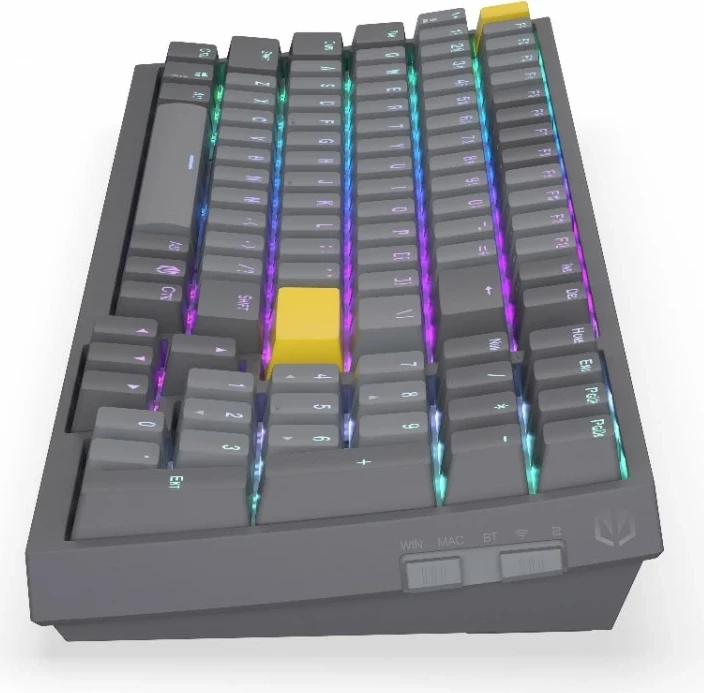 Tastierë mekanike Endorfy Celeris 1800, RGB, wireless, 96%, gri