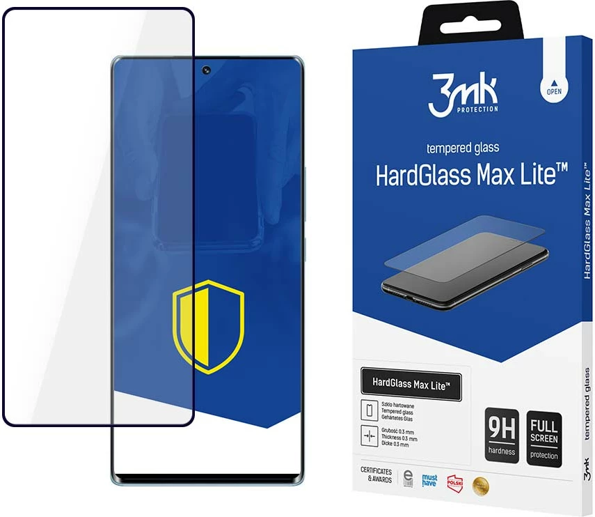 Xham mbrojtës 3mk HardGlass Max Lite për Honor 70, i zi