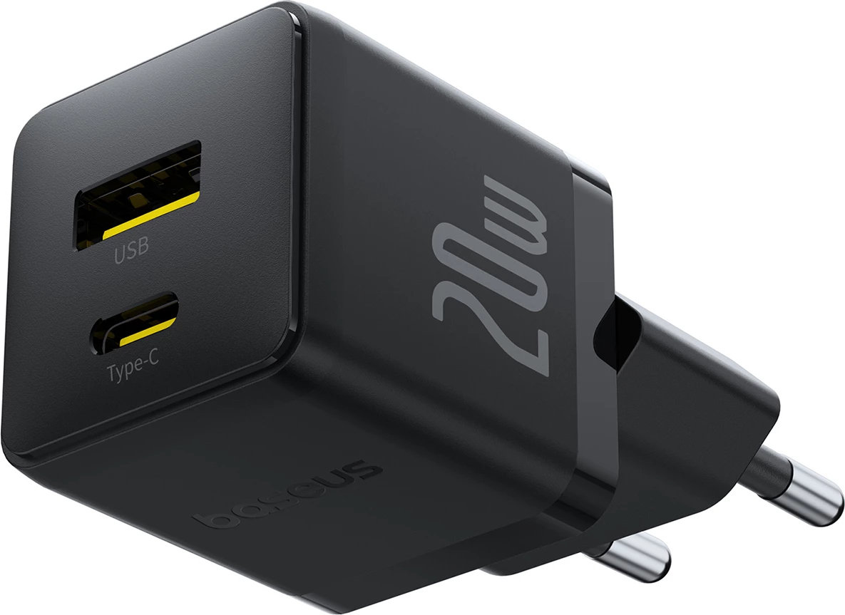 Karikues muri Baseus Palm 20W, USB-C & USB-A, i zi