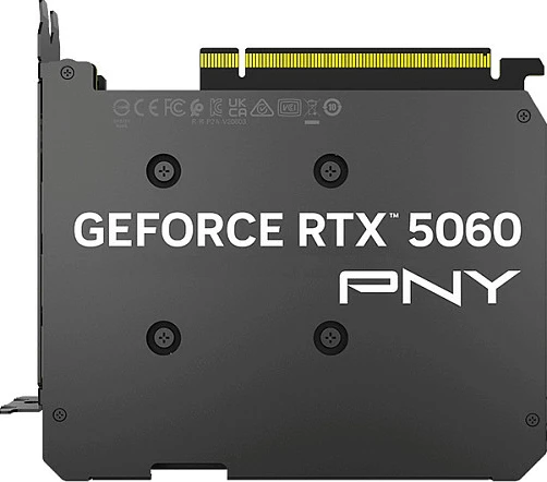 Kartelë grafike PNY GeForce RTX 5060 Single Fan, 8GB GDDR7, 128-bit, PCIe 5.0, e zezë