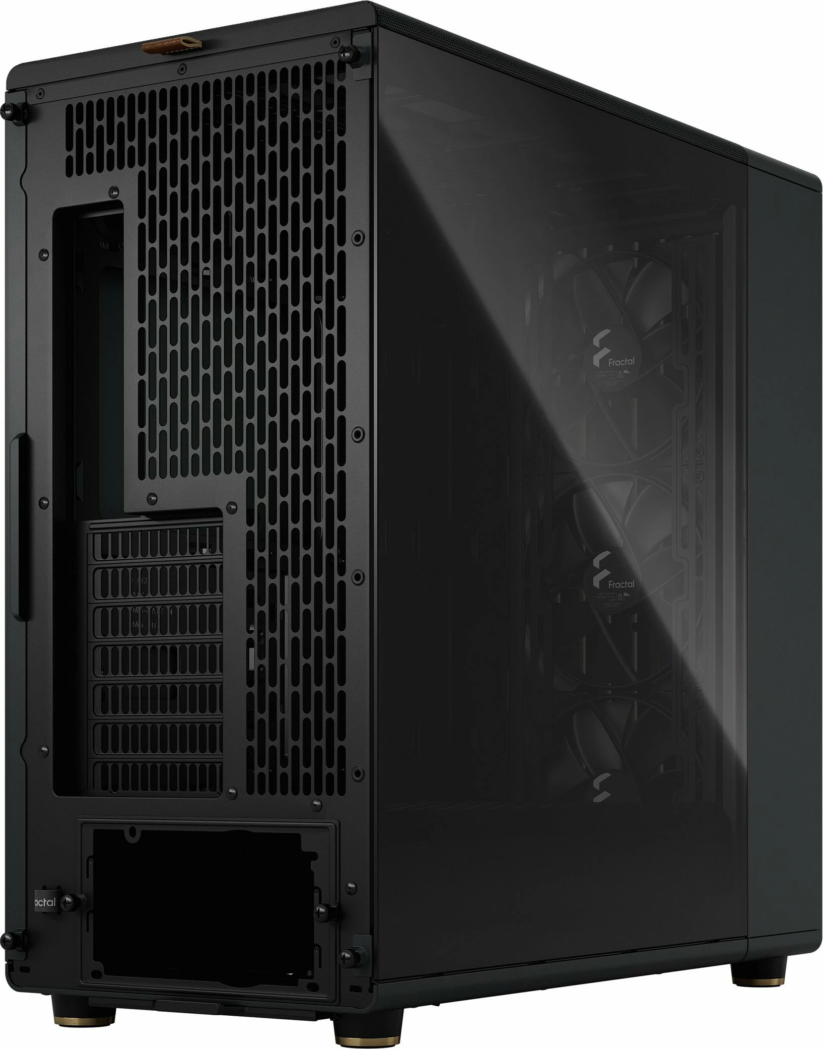 Kasë Fractal Design FD-C-NOR1X-02, Midi Tower, ATX, EATX, micro ATX, Micro-ITX, e zezë, qymyr