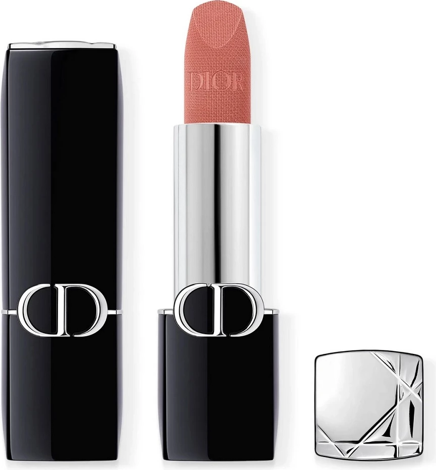 Buzëkuq Dior Rouge Dior Velvet Long-lasting 100 Nude Look për femra 3.5g