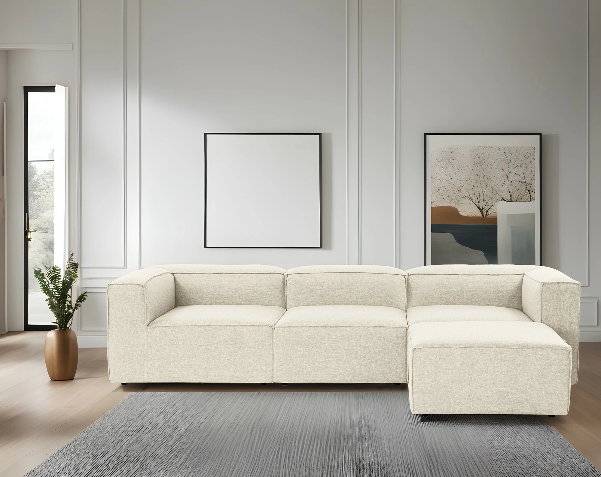 Këndare Atelier del Sofa, Fora, ngjyrë ecru