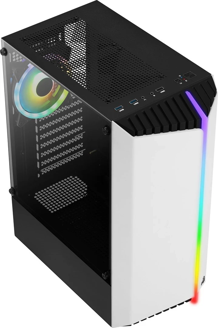 Kasë Aerocool Bionic, e bardhë