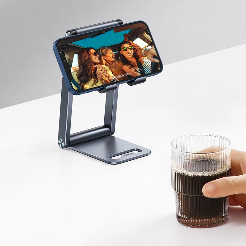 Mbajtës palosshëm për celular Ugreen LP263, alumini, Gri