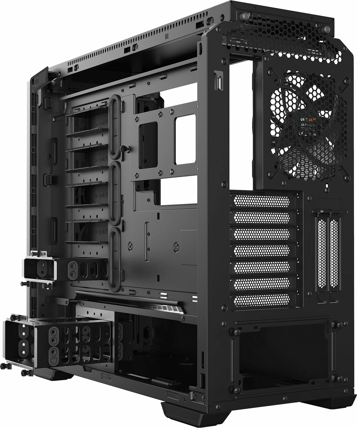 Kasë be quiet! Silent Base 601 BGW26 Midi Tower ATX/e-ATX me xham të temperuar, e izolume për zhurmë, 2x 140mm fan, pa PSU, e zezë