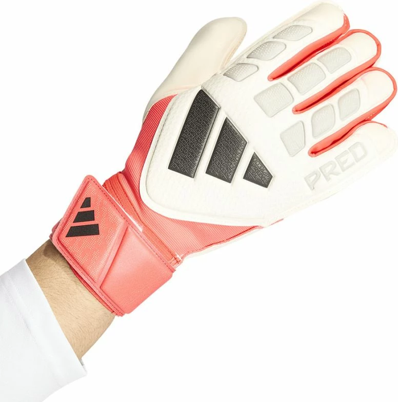 Doreza portieri adidas për meshkuj, të bardha e të kuqe