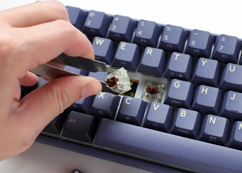 Tastierë gaming Ducky One 3 Mini, e kaltër