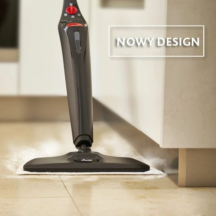 Mop me avull Vileda Steam Plus XXL 1550 W, 0.40 L, 40 cm, kabllo 7 m, i zi