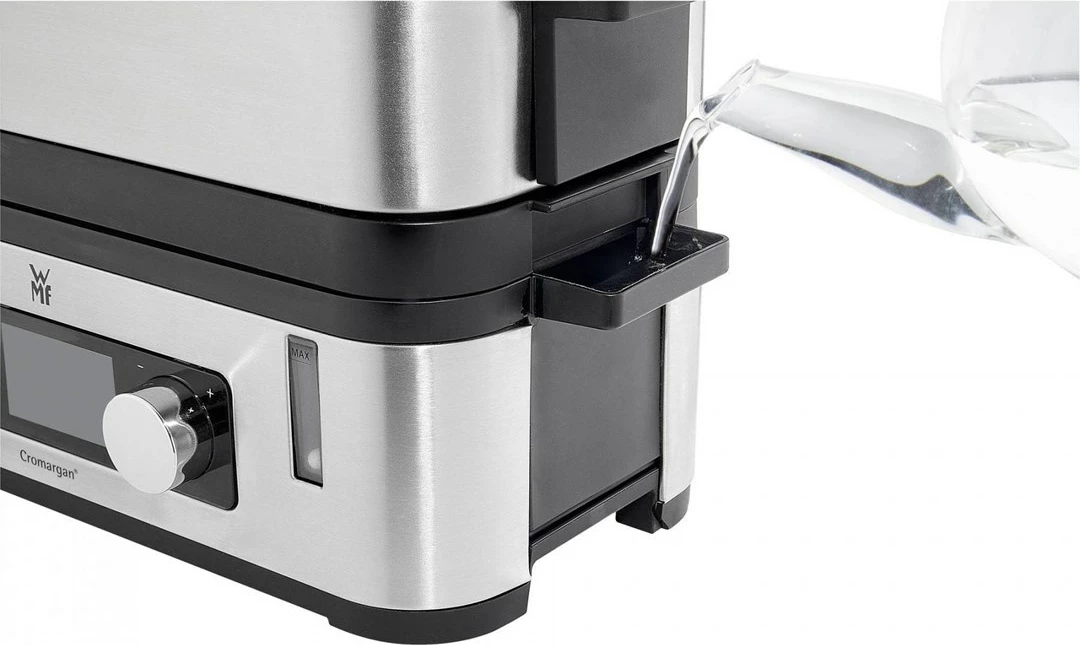 Avullore WMF KITCHENminis 0415090011, 2 shporta, 900 W, E zezë, Inoks