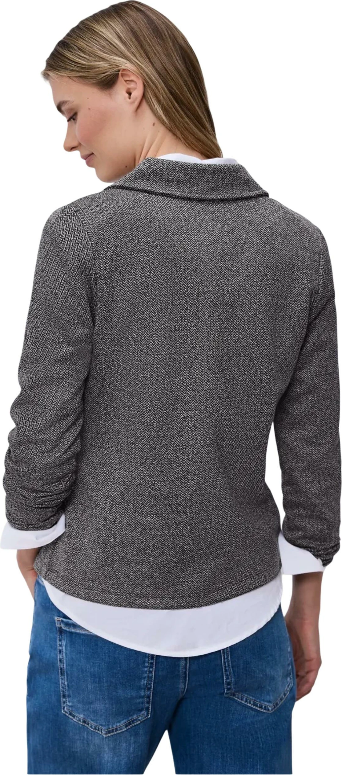 Jakne blazer për femra Street One Dessin Basic 213001, blu e errët [Madhësia: 44]