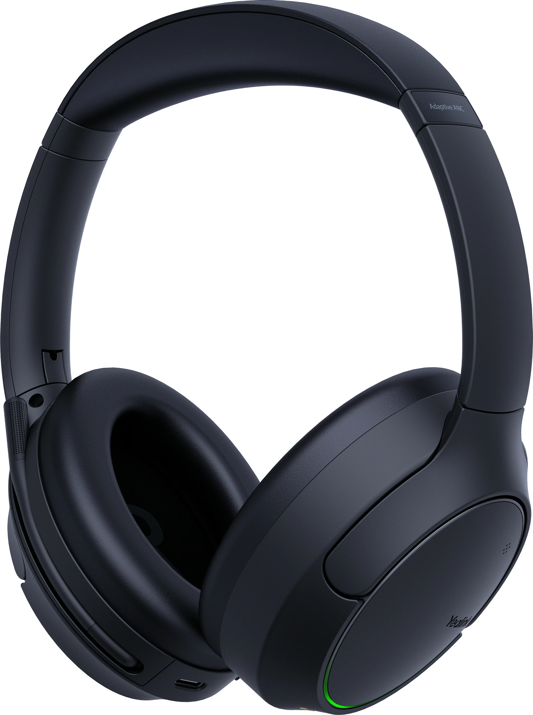 Kufje me mikrofon Yealink BH78, Bluetooth 5.3, ANC, me stand, USB-C/USB-A, të zeza