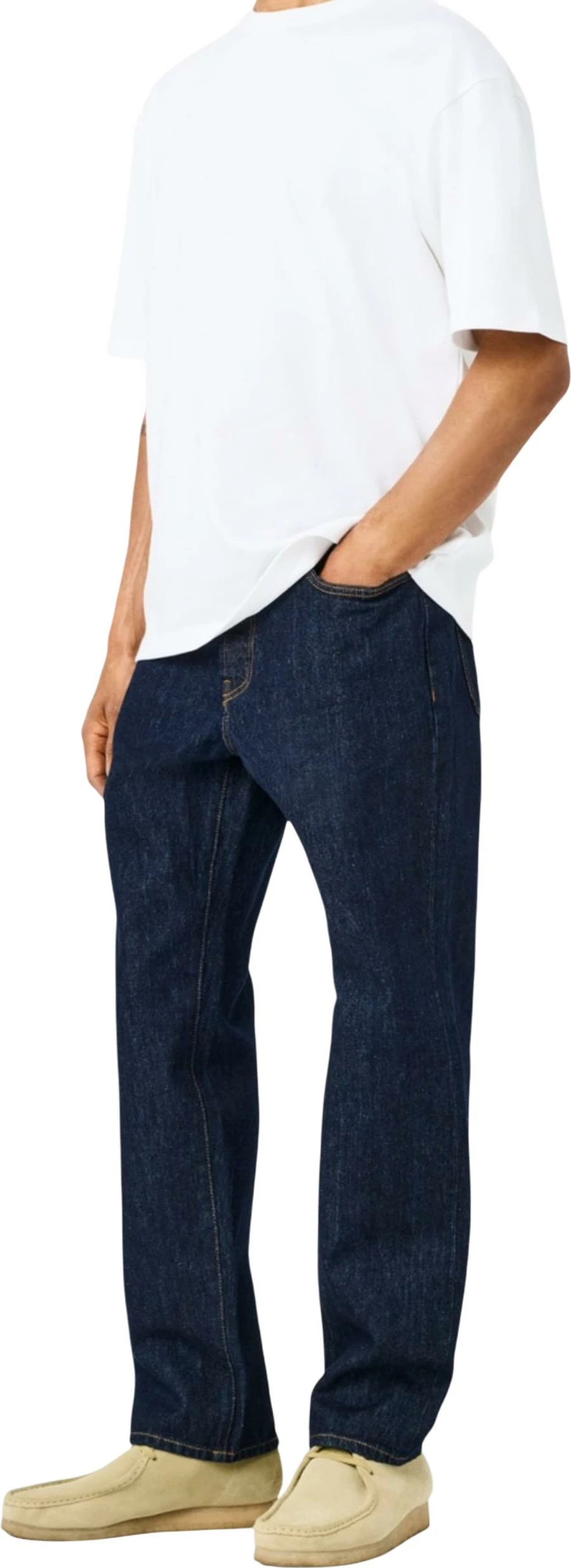 Xhinse për meshkuj Only & Sons ONSEDGE Straight Rinse 4942, denim blu e errët