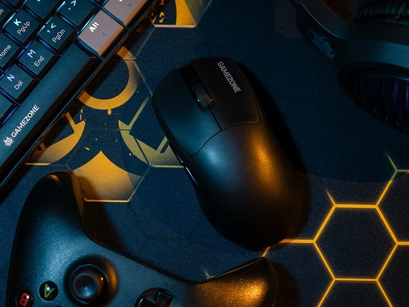 Maus Tracer GameZone Nippy, optik, 12000 DPI, pa kabllo ose me kabllo, i zi