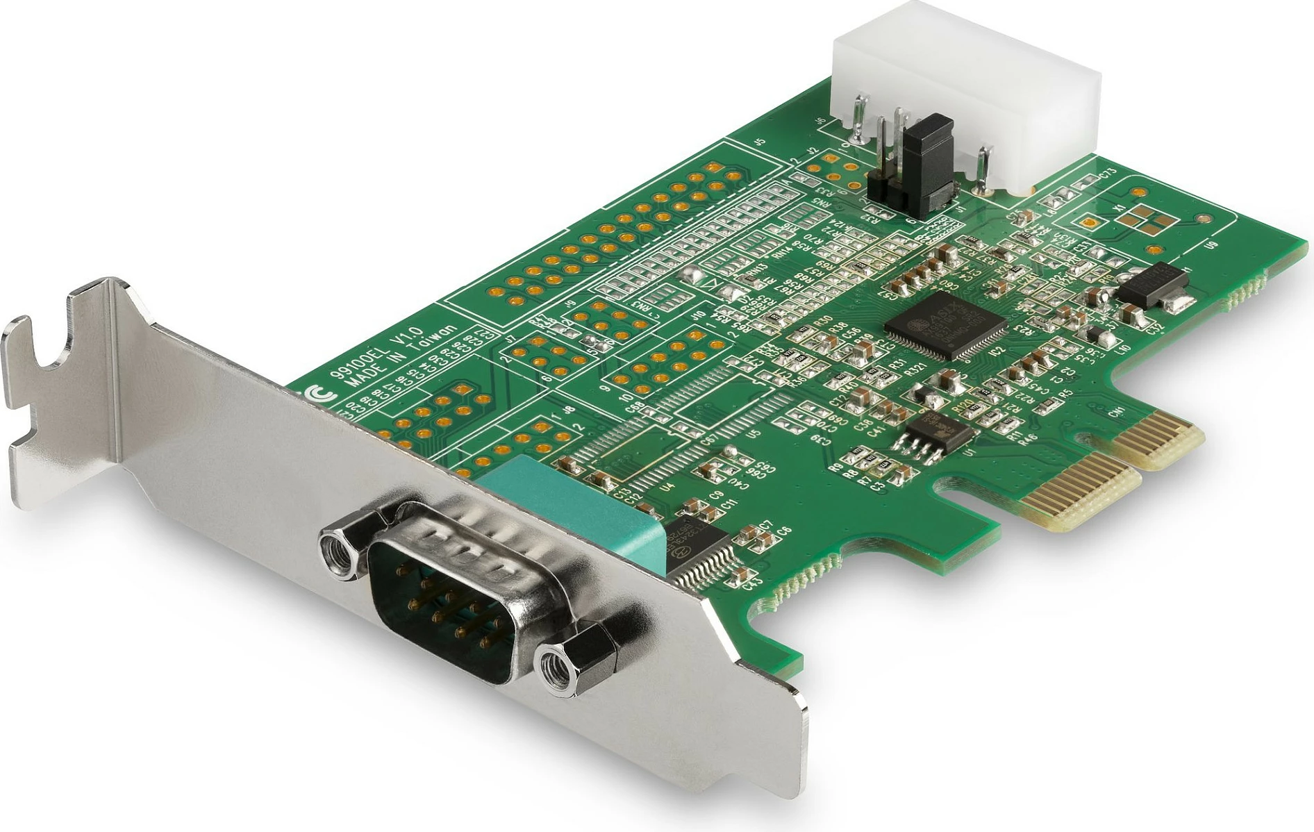 Kartelë adapter PCIe në Serial RS232 StarTech PEX1S953LP, 1x DB9, 921.4 Kbps, Low Profile, e gjelbër
